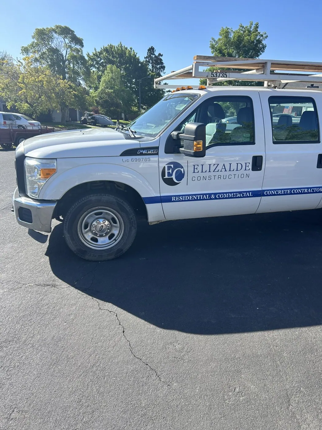 ECI branded service truck
